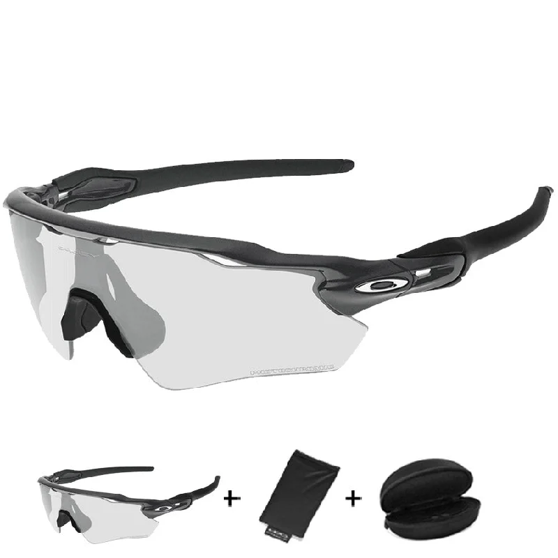 bicycle tool resilience-Occhiali Oakley Radar EV Path - Steel Photochromic