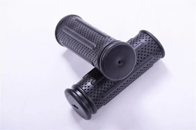 bicycle seatpost comfort-PAIR SHORTIE 90mm BIKE HANDLEBAR GRIPS HERRMANS MINI LITE PIMPLE BLACK