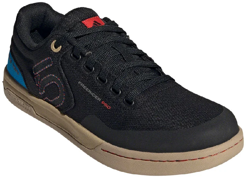 bicycle rust durability-Five Ten Freerider Pro Canvas Flat Shoes - Mens Core BLK/Carbon/Pulse Lime 13