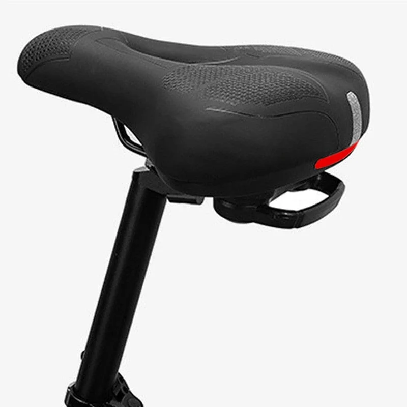 bicycle saddle aerodynamics-Soft Comfortable Bicycle Saddle Cycling MTB Saddle Hollow Breathable Widening Thickening Shock Absorber Mountain Bike Seat