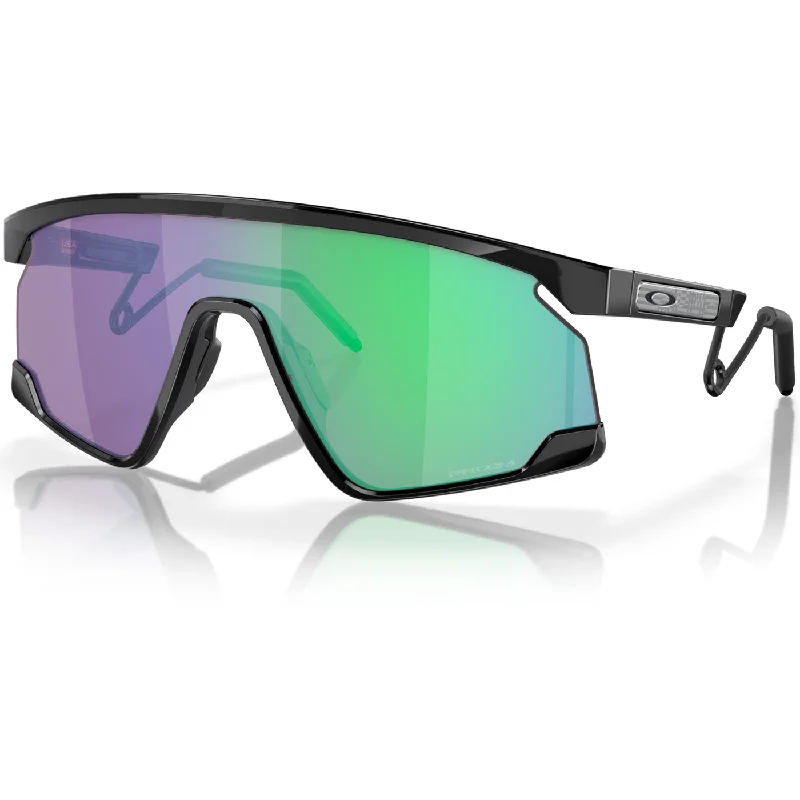 bicycle cleat smoothness-Occhiali Oakley BXTR Metal - Polished Black Prizm Jade