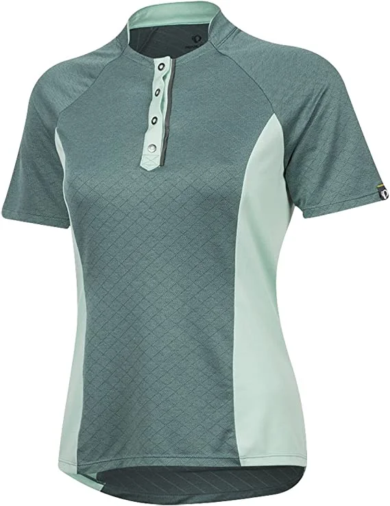 bicycle rust control-Pearl Izumi Select Escape Texture Short Sleeve Road Jersey - Womens -Arctic Twill-Mist Green