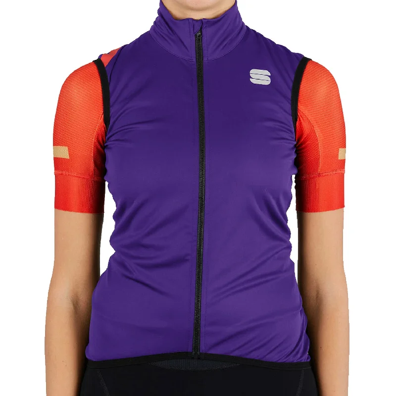 bicycle paint efficiency-Gilet donna Sportful Fiandre Light Norain - Viola