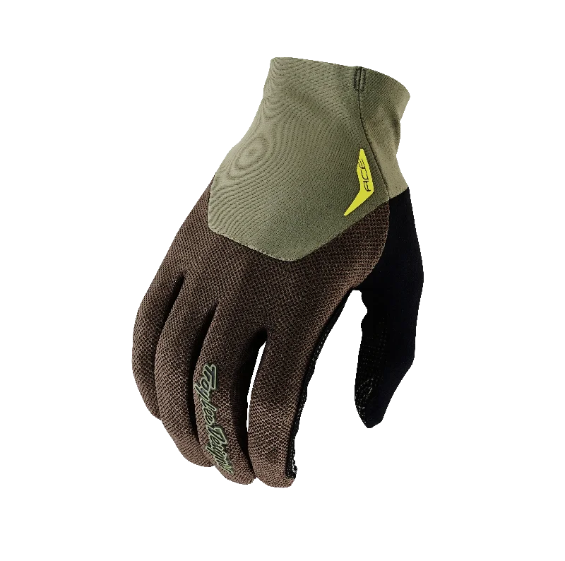 bicycle pedal strength-Troy Lee Designs Ace MTB Glove - Olive