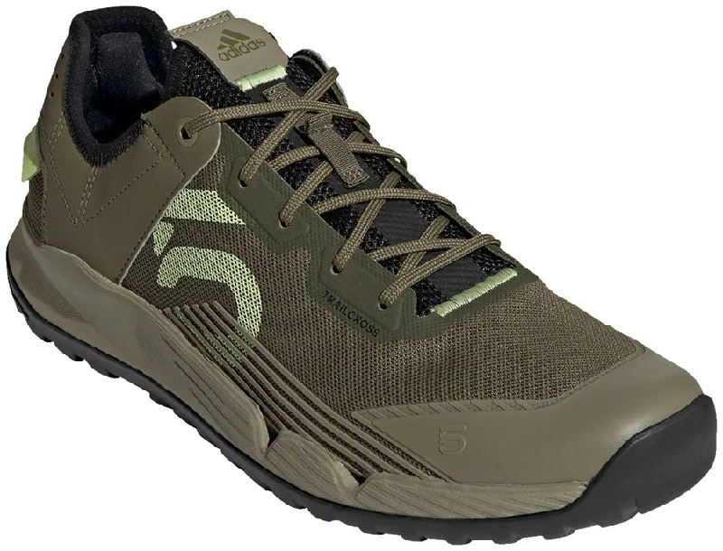 bicycle chain weight-Five Ten Trailcross LT Flat Shoes - Mens Focus Olive/Pulse Lime/Orbit Green 10.5