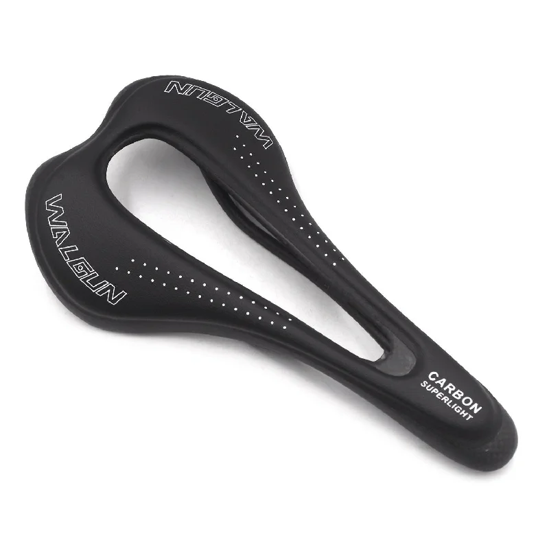 bicycle lever responsiveness-Ultralight Open Full Carbon Fiber Bike Saddles Road MTB Mountain Bike Race Cycling Seat Selle Bicycle Saddle Men Women Bike Part