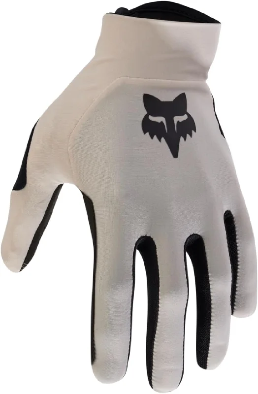 bicycle cleat responsiveness-Fox Racing Flexair MTB Glove - Vintage White