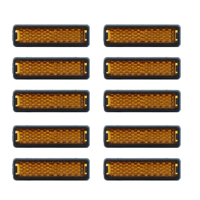 bicycle chain reliability-10x Foot Pedal Reflector Bike Cycling Night Warning Light Reflect Light