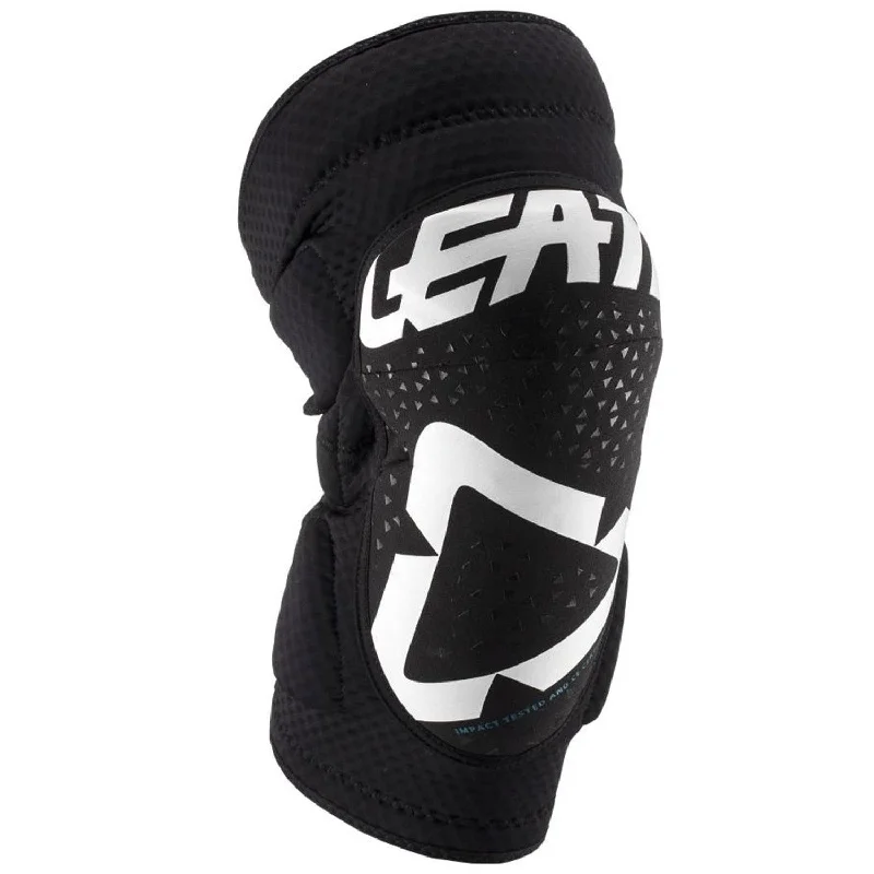 bicycle cleat robustness-Protezioni ginocchio Leatt 3DF 5.0 ZIP - Nero bianco