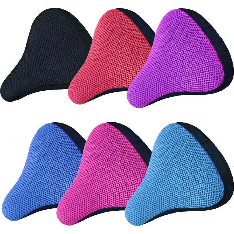 bicycle pedal weight-Bicycle Saddle 3D Soft Bike Seat Cover Cycling Silicone Seat Cushion Cycling Breathable Saddle Comfortable Bicycle Bike