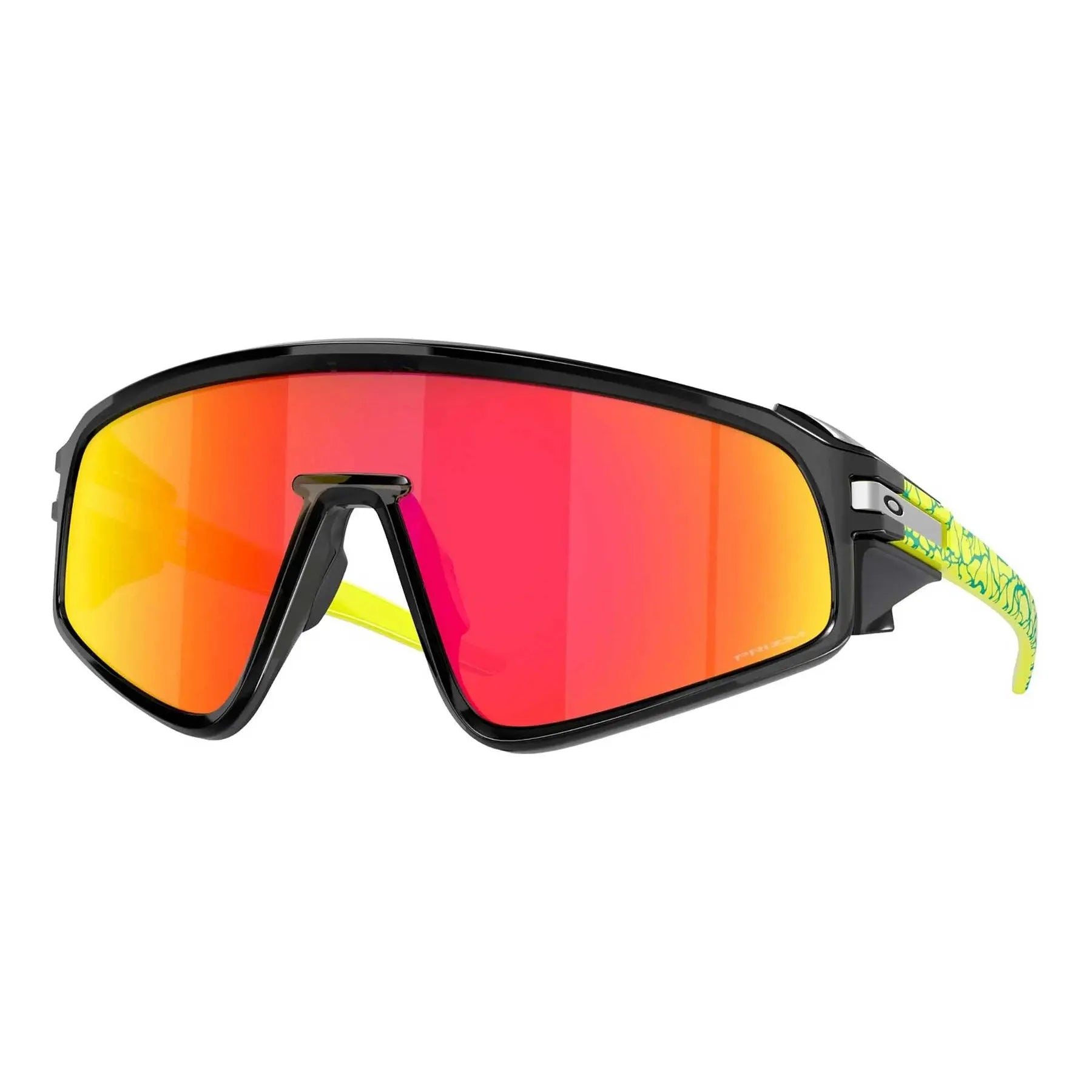 bicycle frame aerodynamics-Occhiali Oakley Latch Panel Inner Spark - Black Ink Prizm Ruby