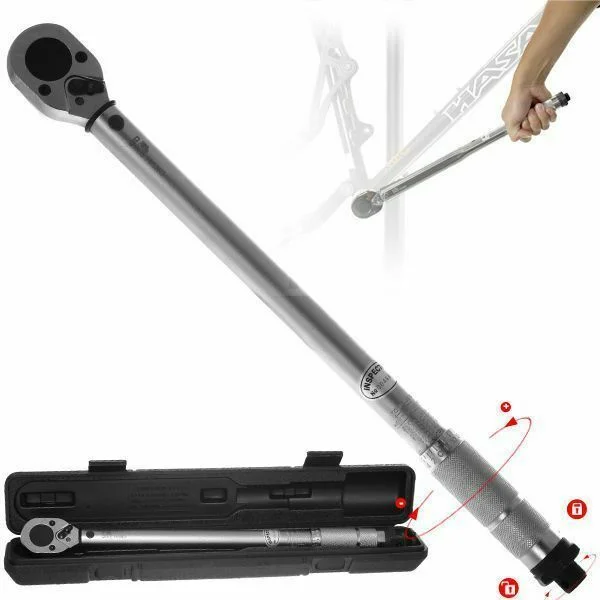 bicycle saddle comfort-1/2" 42-210Nm 2-Way Bicycle Bike Torque Wrench Repair Tool