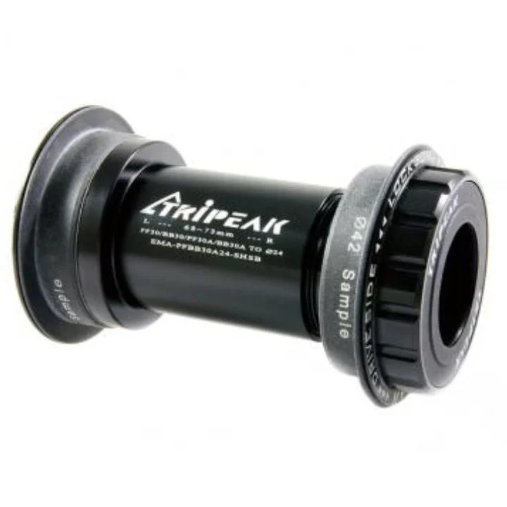 bicycle pad adaptability-Tripeak 4-in-1 Twist Fit Bottom Bracket for BB30/BB30A/PF30/PF30A Shimano