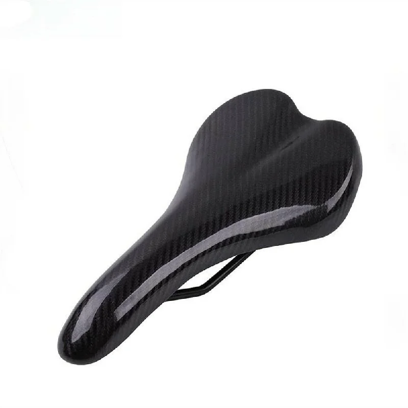 bicycle stand ergonomics-ZHIQIU Imitation Carbon Fiber Leather Bicycle Saddles Cycling Bike Seat Cushion Suitable for MTB,Road, Fixed Gear Bike