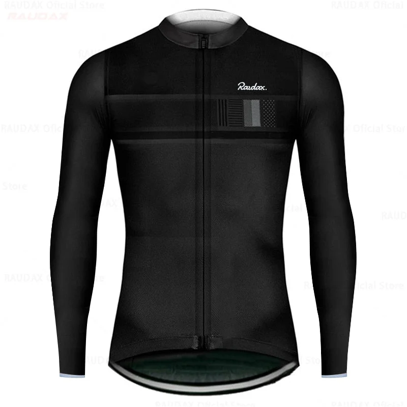 bicycle rotor responsiveness-Raudax Long Sleeve Cycling Jerseys (3 Variants)