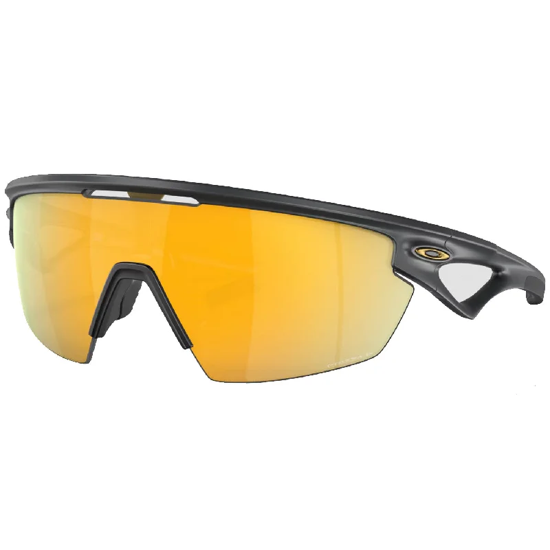 bicycle shoe efficiency-Occhiali Oakley Sphaera - Matte Carbon Prizm 24k Polarized