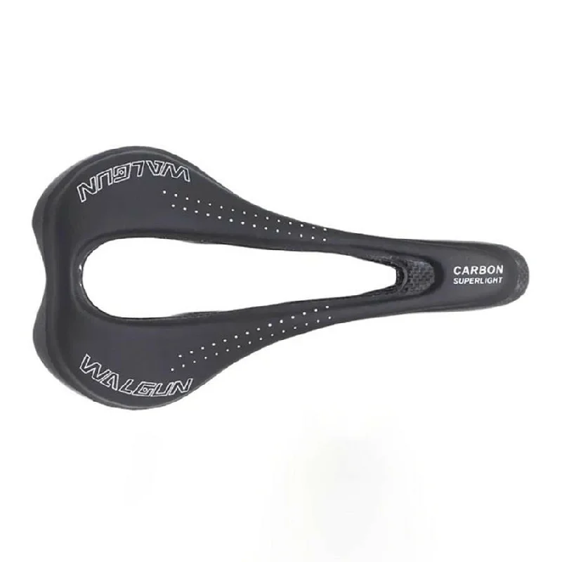 bicycle tire weight-Ultralight Bicycle Saddle MTB Road Cycling Full Carbon Fiber Leather Saddle Adult Men Women Open Bike Selle Racing Saddle Parts