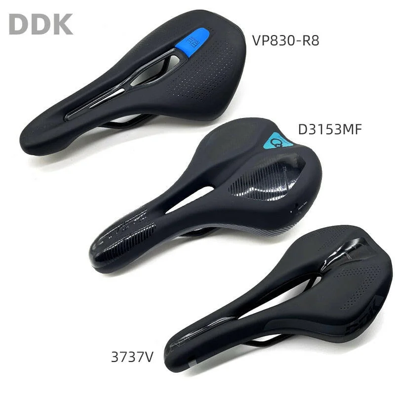 bicycle tire toughness-Taiwan DDK Bicycle Saddles Comfortable Cushion Road Bike MTB Saddle Ergonomic Design Steel Bow E-bike Seat Hollow