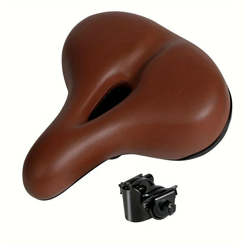 bicycle handlebar strength-ZHIQIUComfortable Bike Saddles Extra Wide and Thick Bicycle Seat Integrated Molding Anti-Rain