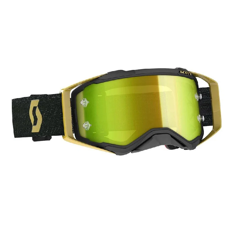 bicycle cleaner capacity-SCOTT 2021 PROSPECT GOGGLE - BLACK/GOLD (YELLOW CHROME)