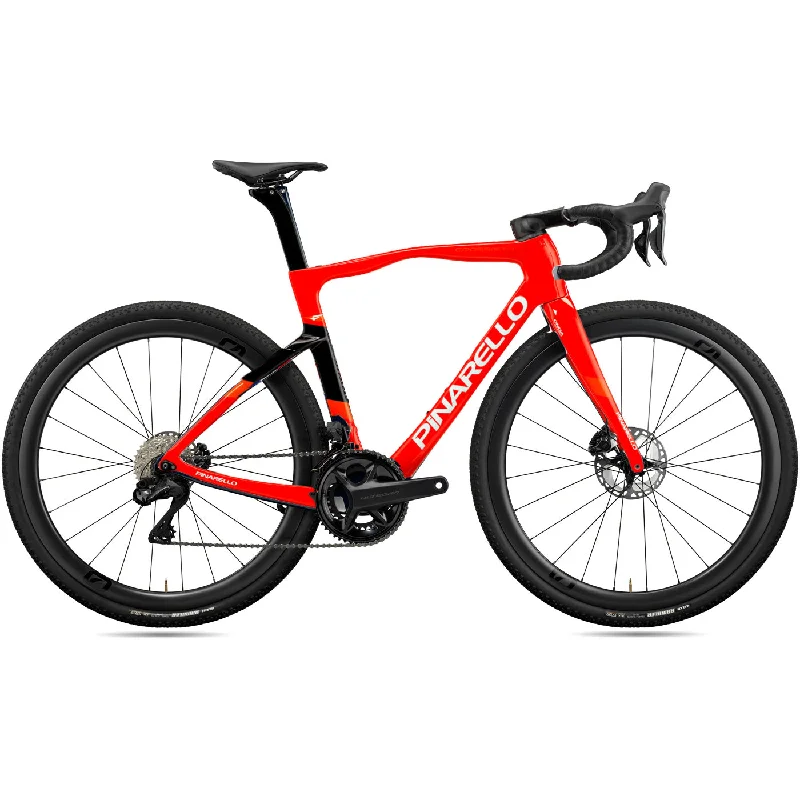 bicycle rotor reliability-Pinarello Crossista F9 Ultegra Di2 - Rosso