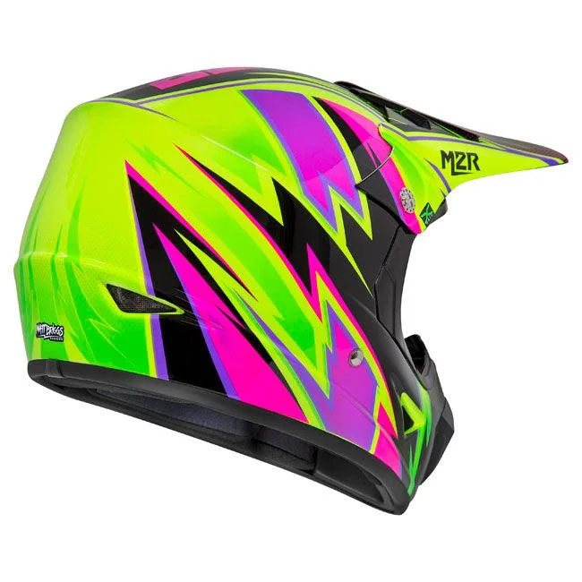 M2R XYOUTH THUNDER PC7 YOUTH HELMET - PINK