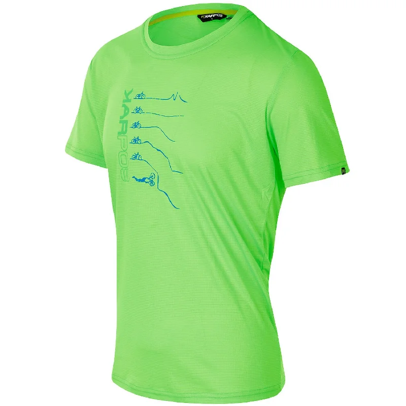 bicycle tire capacity-T-Shirt Karpos Val Federia - Verde