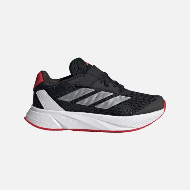 bicycle sidewall toughness-Adidas Duramo SL Kids Unisex Shoes (4-7 YEAR) -Core Black/Iron Metallic/Better Scarlet