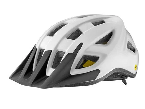 bicycle gravel comfort-Giant Path Helmet MIPS MATTE WHITE ML