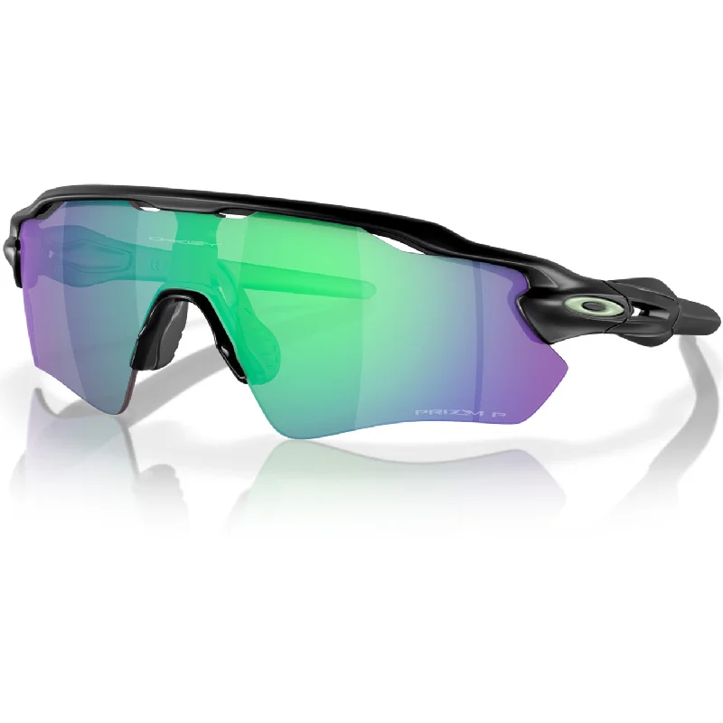 bicycle pedal adaptability-Occhiali Oakley Radar EV Path - Matte Black Prizm Jade Polarized