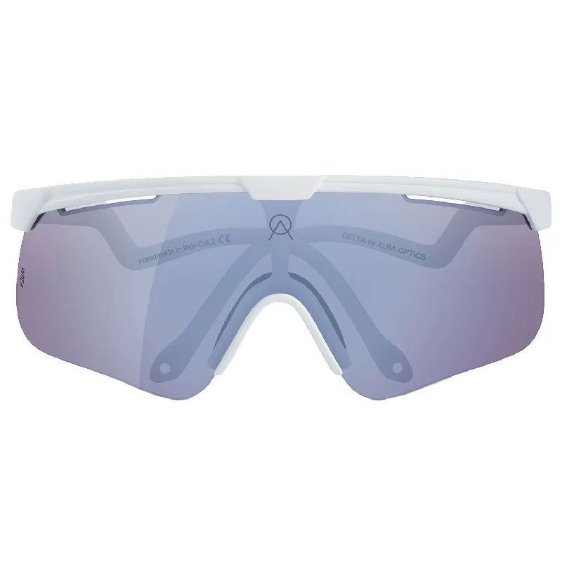 bicycle gear reliability-Occhiali Alba Optics Delta - White Vzum Flamingo