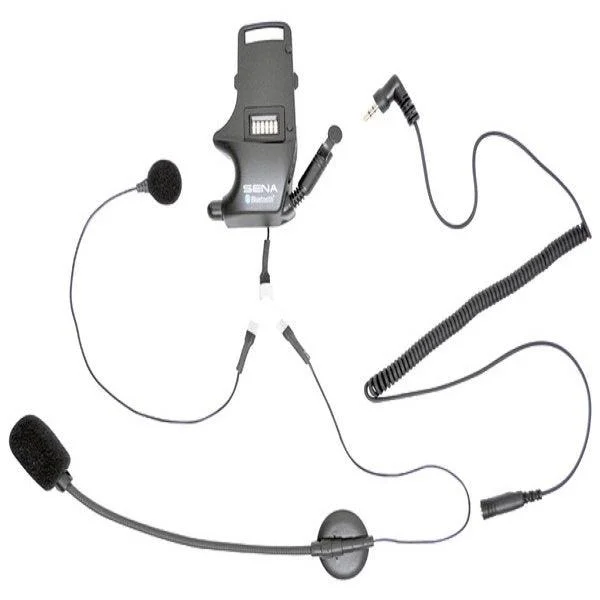 bicycle saddle efficiency-SENA HELMET CLAMP KIT- FOR EARBUDS WITH ATTACHABLE BOOM MICROPHONE & WIRED MICROPHONE