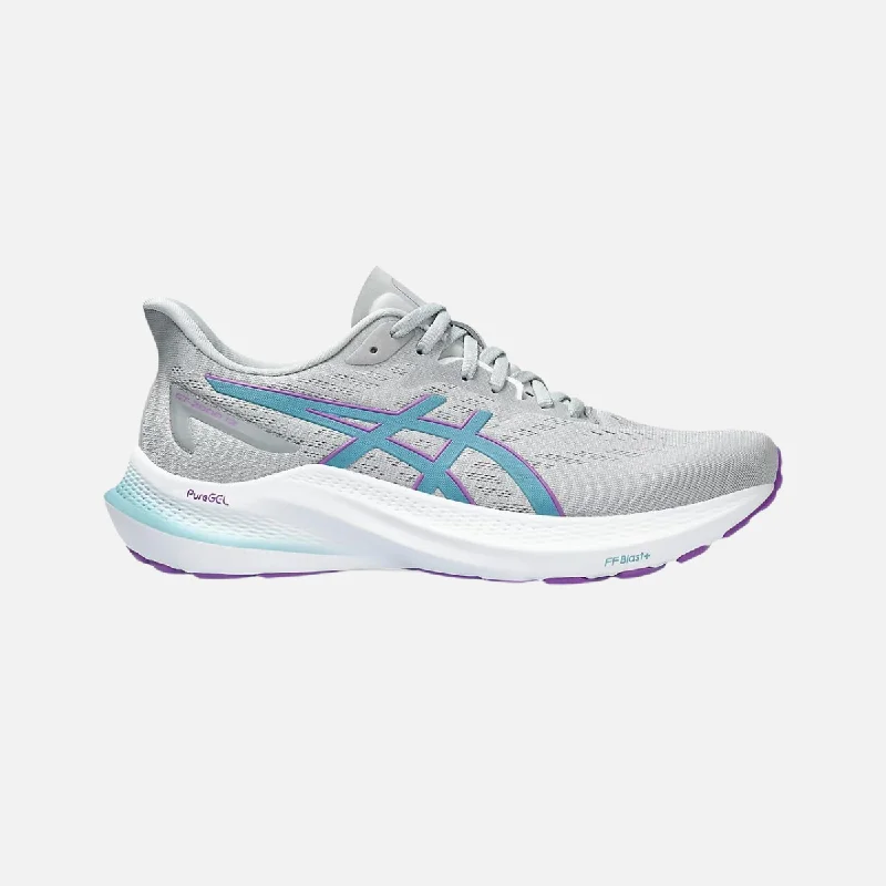 bicycle stem strength-Asics GT-2000 12 Women's Running Shoes -Piedmont Grey/Gris Blue