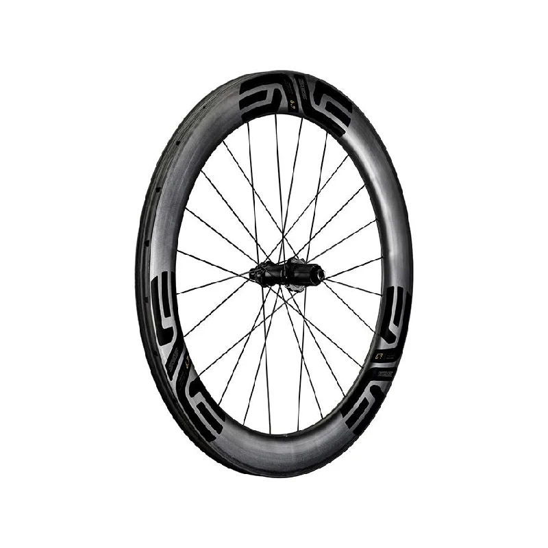 bicycle brake responsiveness-ENVE Composites SES 6.7 Rear Wheel - 700 12 x 142 Center-Lock XDR Innerdrive 60pt BLK