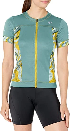 bicycle lever grip-Pearl Izumi Elite Escape Short Sleeve Road Jersey - Womens - Arctic Phyllite