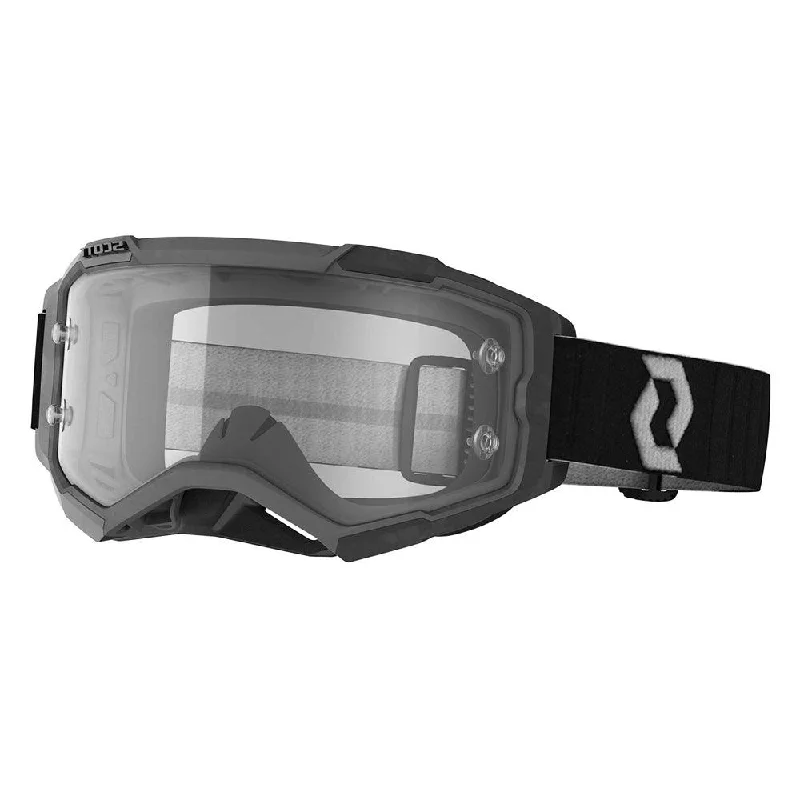 bicycle rust resilience-SCOTT 2021 FURY GOGGLE - BLACK/GREY (CLEAR)