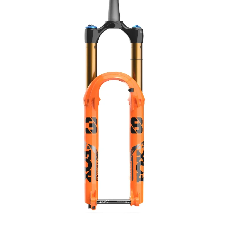 bicycle handlebar responsiveness-Fox 38 Float Factory 29 Inch GRIP X2 44mm Offset BOOST Kabolt-X Tapered Suspension Fork 2025 - Orange