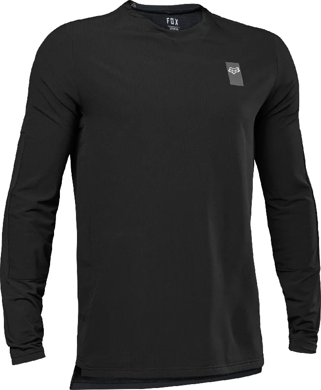 bicycle gear weight-FOX DEFEND THERMAL JERSEY - BLACK