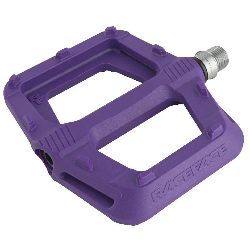 bicycle chain strength-Race Face Ride Composite Pedals Purple