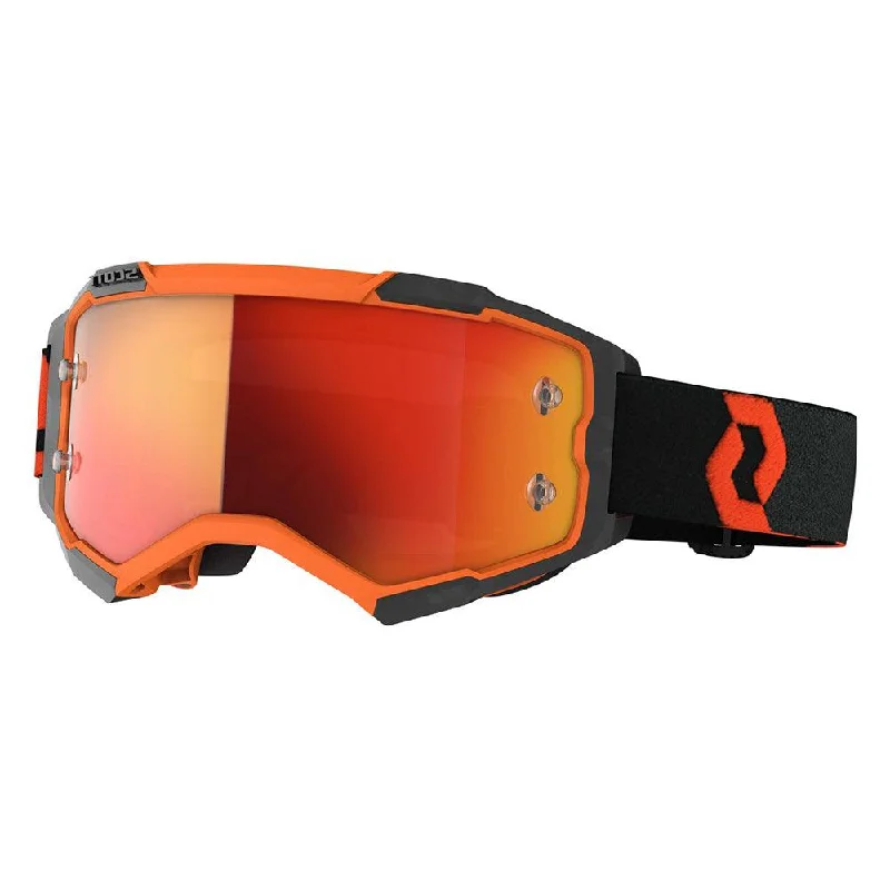 bicycle shoe robustness-SCOTT 2021 FURY GOGGLE - ORANGE/BLACK (ORANGE CHROME)