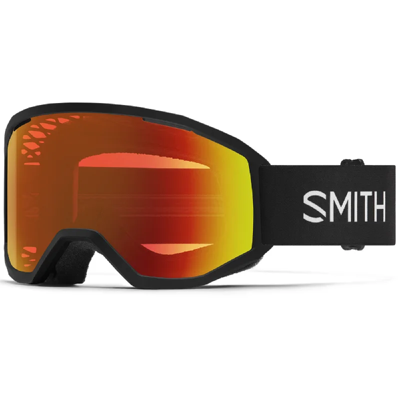 Maschera Smith Loam MTB - Black Red Mirror