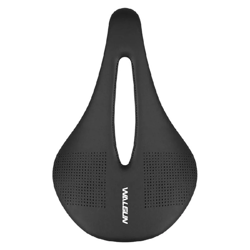 bicycle tire resilience-Walgun Ultralight Bicycle Saddle Cushion 3K Full Carbon Fiber Leather Bike Saddle Mountain Bike MTB Road Saddle 143/155 mm 106 g