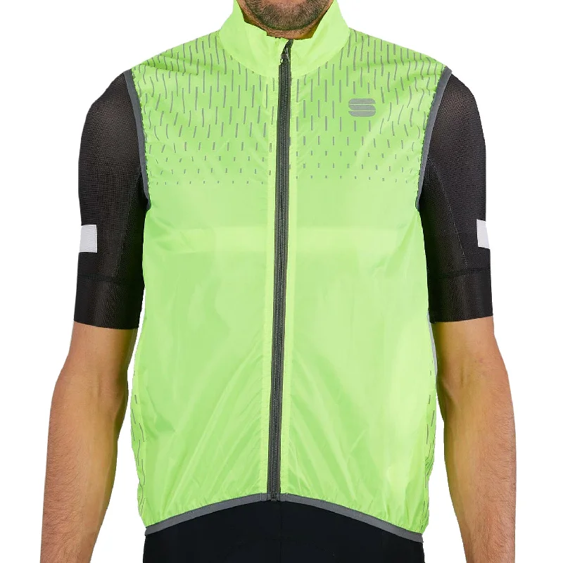 bicycle sidewall precision-Gilet Sportful Reflex - Giallo