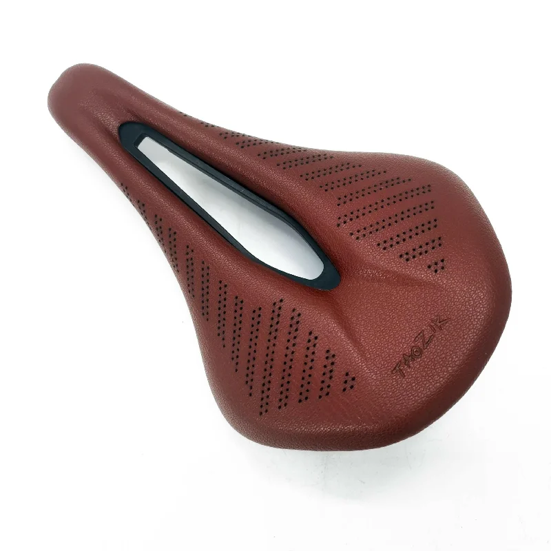 bicycle brake adaptability-New bicycle seat MTB Road Bike Saddles PU Retro Brown Ultralight Breathable Comfortable Seat Cushion Bike Racing Saddle Parts