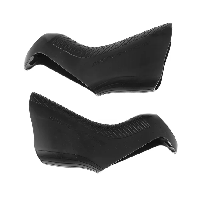 bicycle tool versatility-Shimano Dura-Ace ST-9150 STI Lever Hoods, Black, Pair