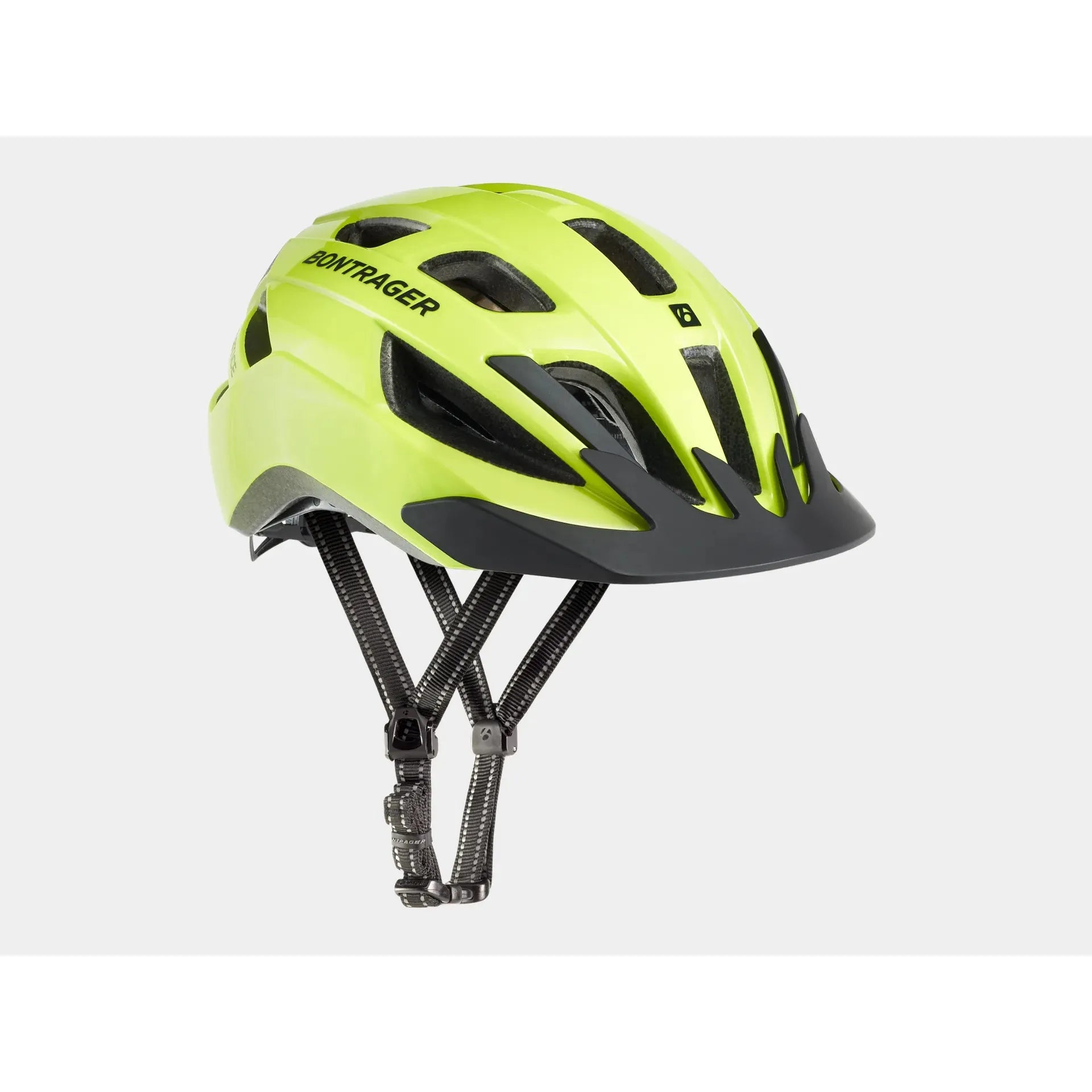 bicycle knee comfort-Bontrager Helmet Solstice Bike Helmet Radioactive Yellow