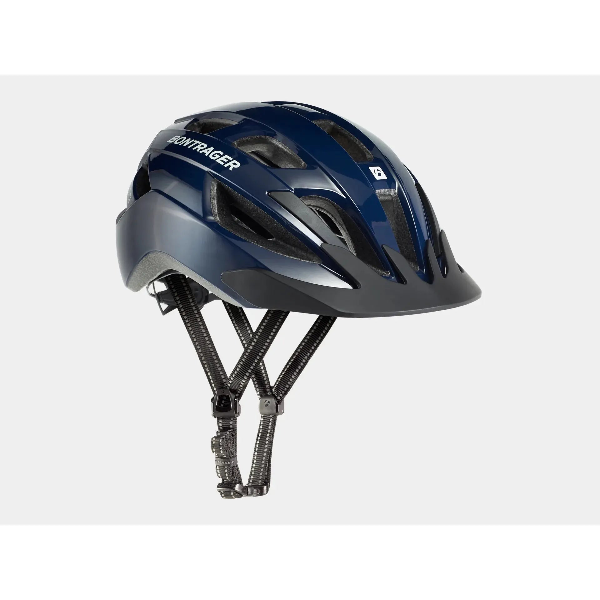 bicycle triathlon comfort-Bontrager Helmet Solstice Bike Helmet Navy