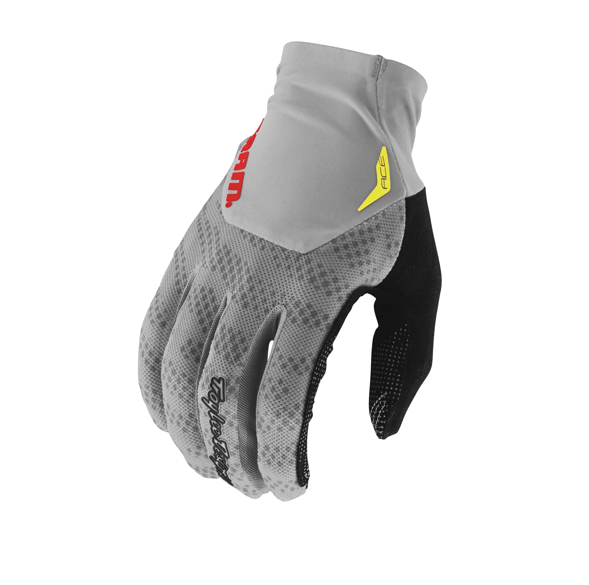 bicycle pad strength-Troy Lee Designs Ace MTB Glove - SRAM - Shifted Cement