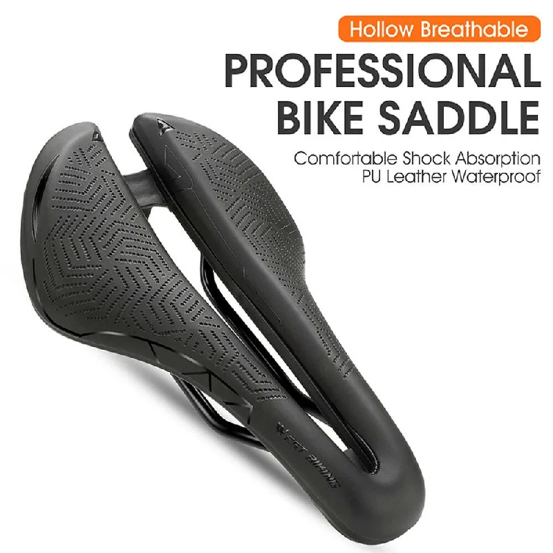 bicycle cleaner versatility-Hollow Breathable Bike Saddle Bicycle Seats Soft Cycling Cushion PU Waterproof Bike Saddle Cycling Accessories