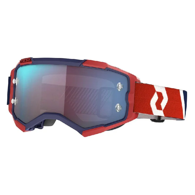 bicycle saddle robustness-SCOTT 2021 FURY GOGGLE - RED/BLUE (BLUE CHROME)